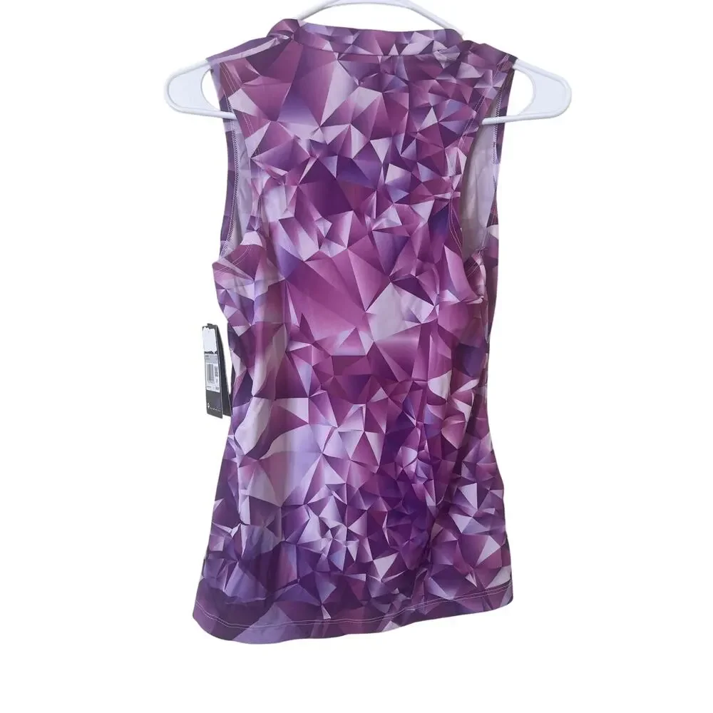 Nike women's golf shirt in purple XS p